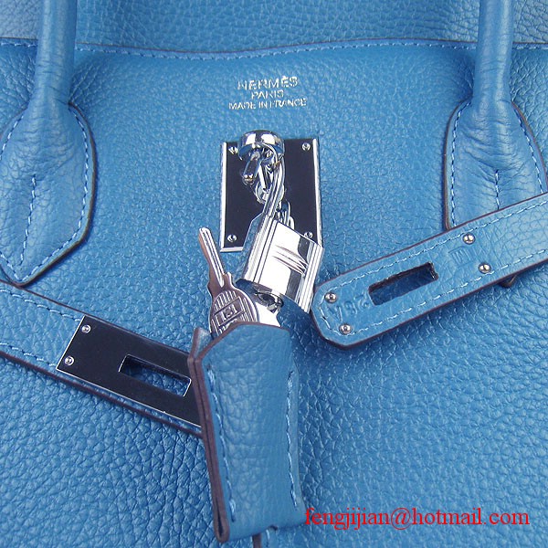 Hermes Birkin 40cm Togo Bag Blue 6099 Hermes Birkin 40cm Togo Bag Blue 6099